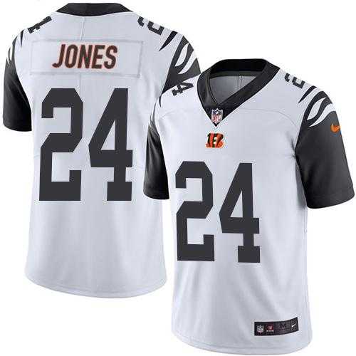 Nike Men & Women & Youth Bengals 24 Adam Jones White Color Rush Limited Jersey,We sell and wholesale Nike Men & Women & Youth Bengals 24 Adam Jones White Color Rush Limited Jersey on line form chian!
